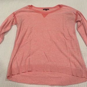 Peach long-sleeve shirt